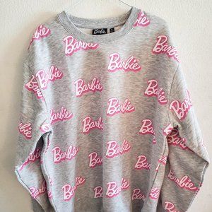 Barbie Heather Gray Sweatshirt Size XL